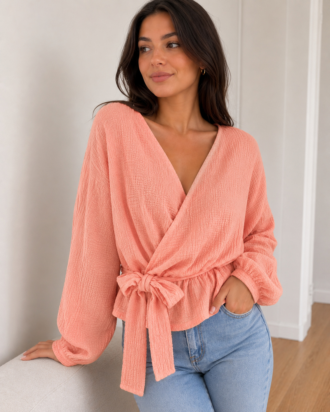 Minda Wickelbluse