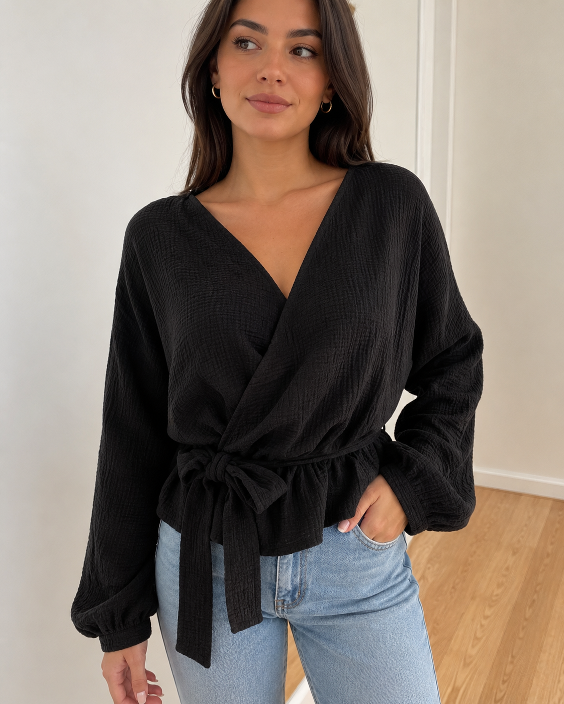 Minda Wickelbluse