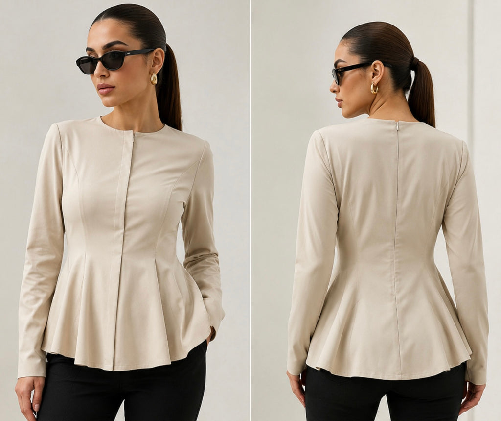 Peplum Bluse