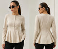 Peplum Bluse