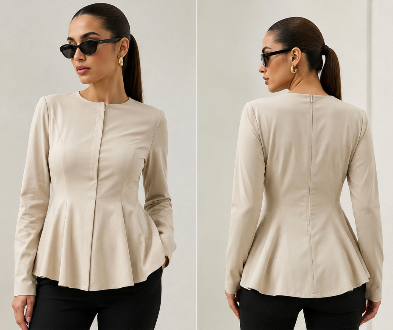 Peplum Bluse