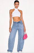Sky Dot Ballon Jeans