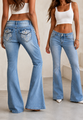 Mary Low Waist Flare Jeans