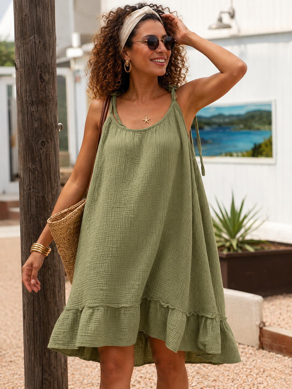 Musselin Kleid Palma