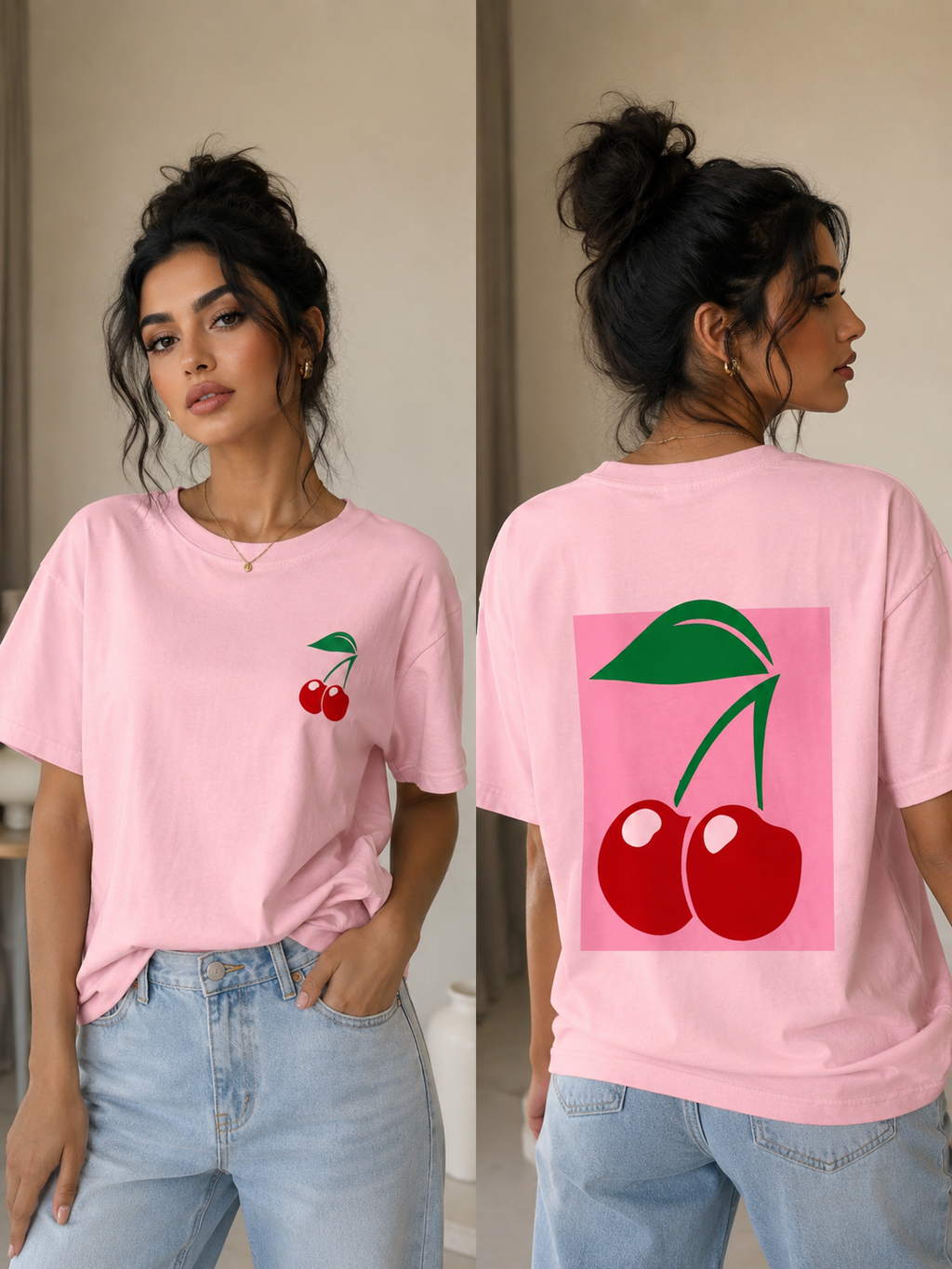 Cherry Oversize Shirt