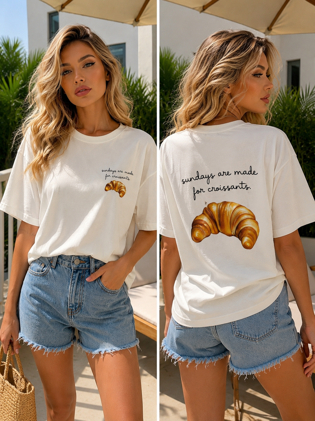 Croissant Oversize Shirt