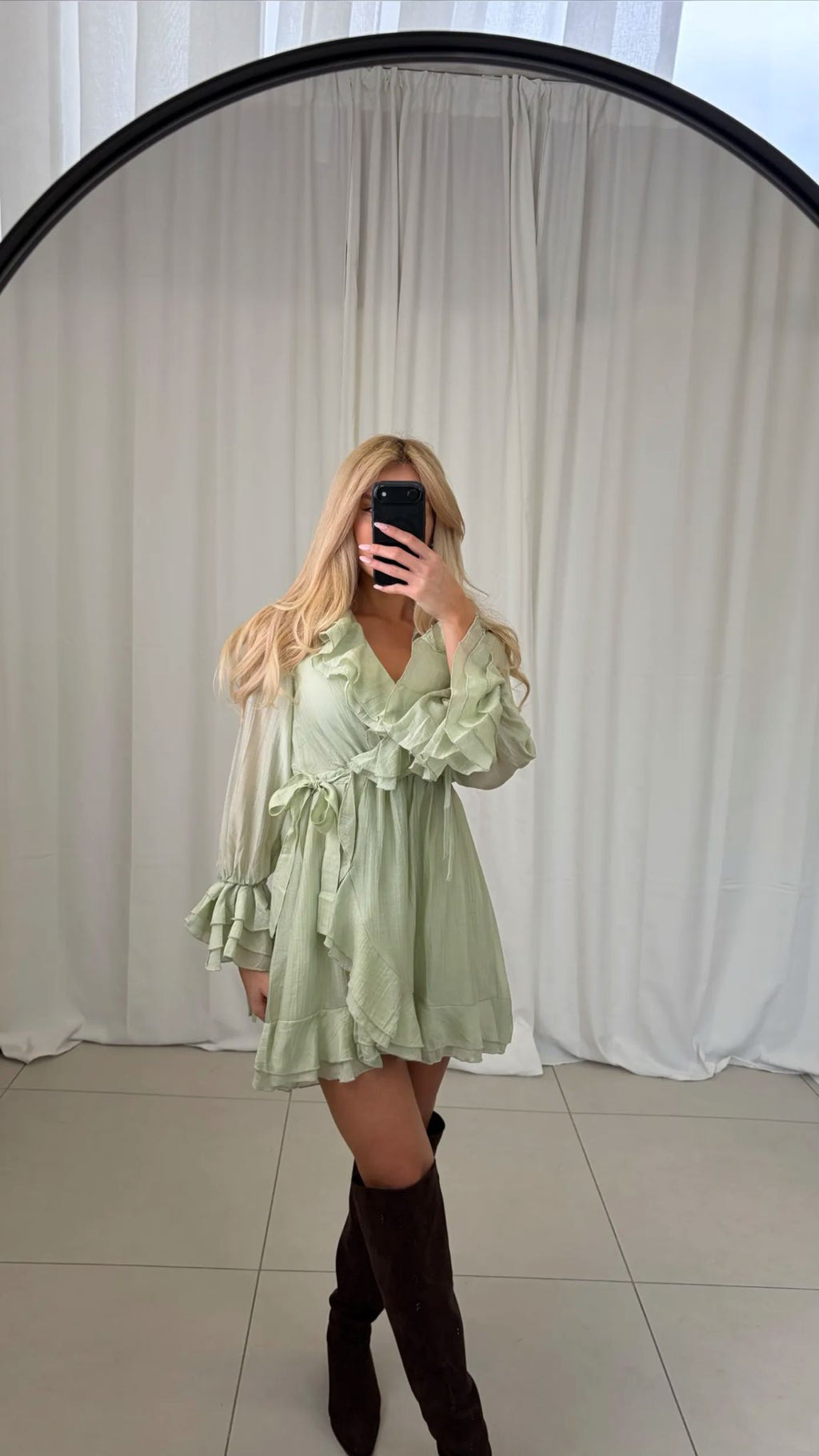 Boho Rüschenkleid