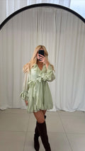 Boho Rüschenkleid