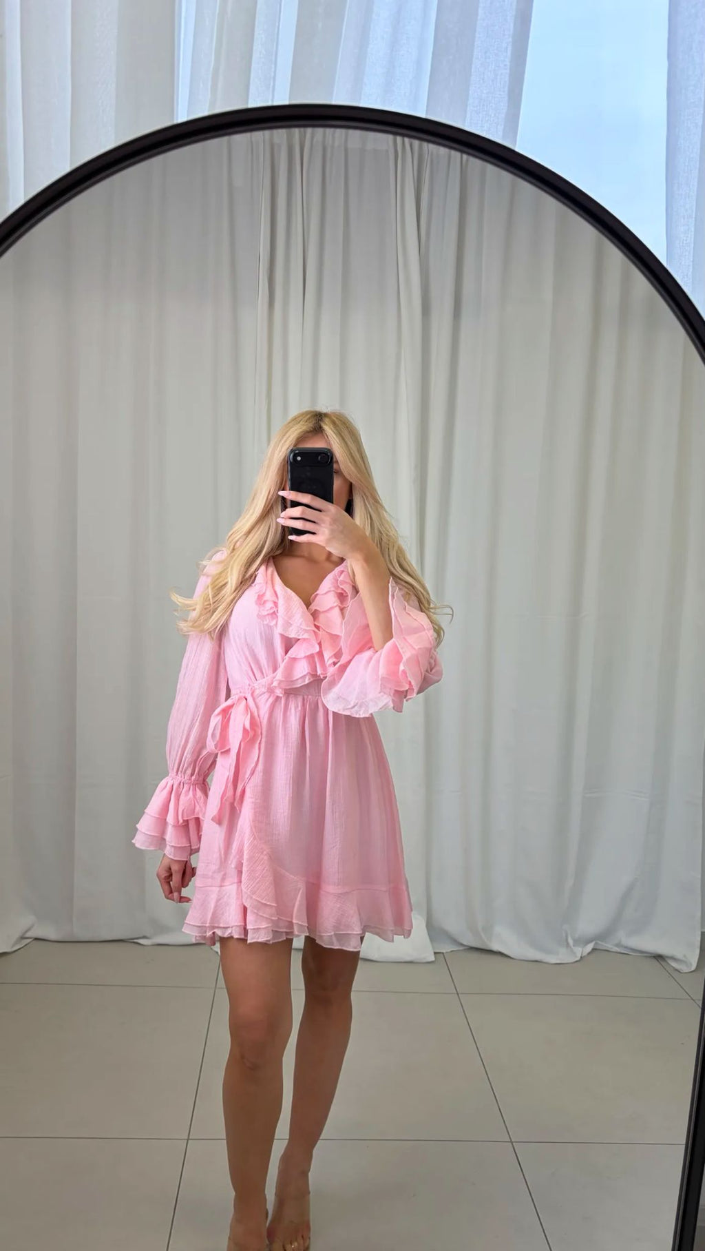 Boho Rüschenkleid