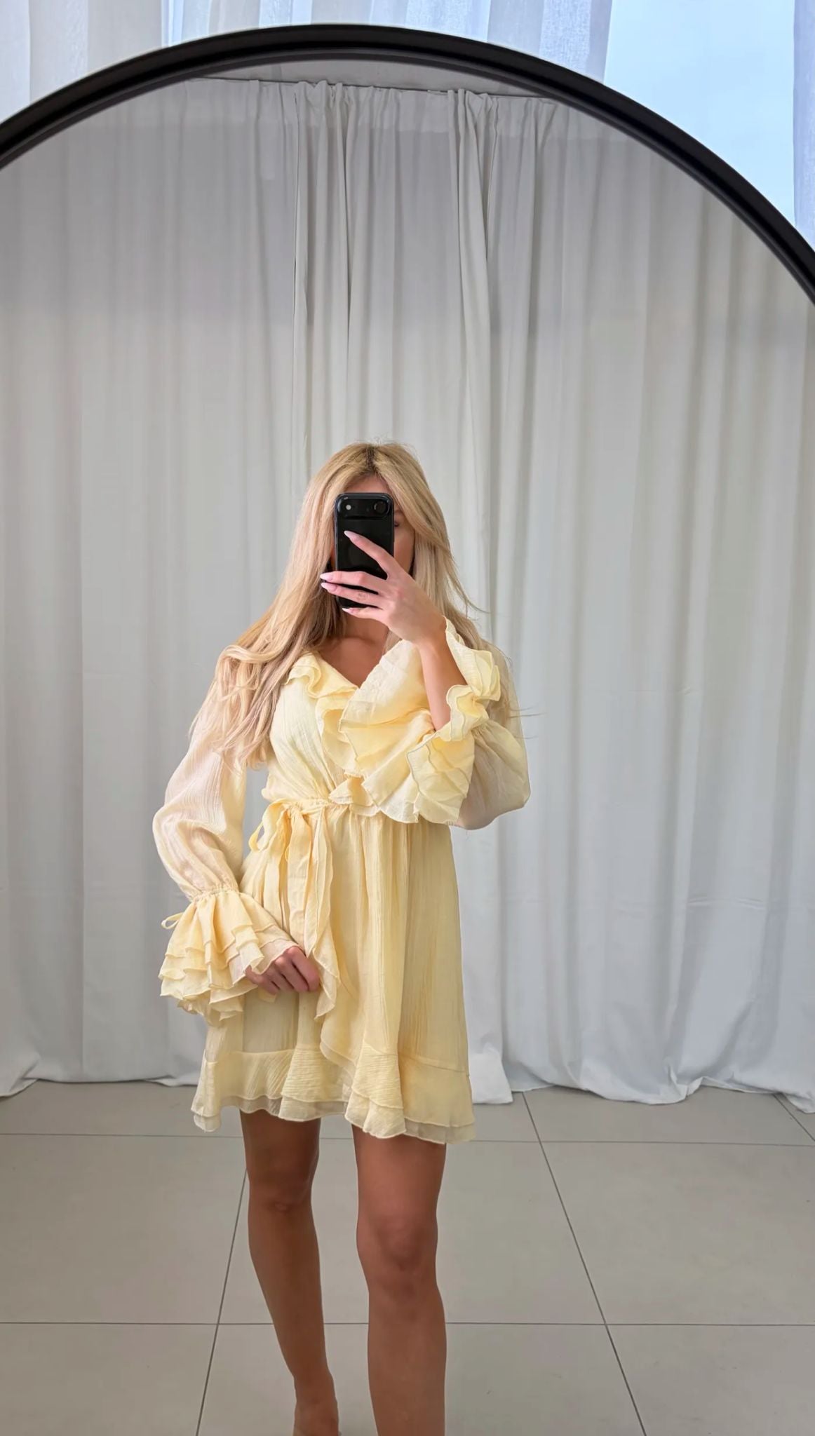 Boho Rüschenkleid
