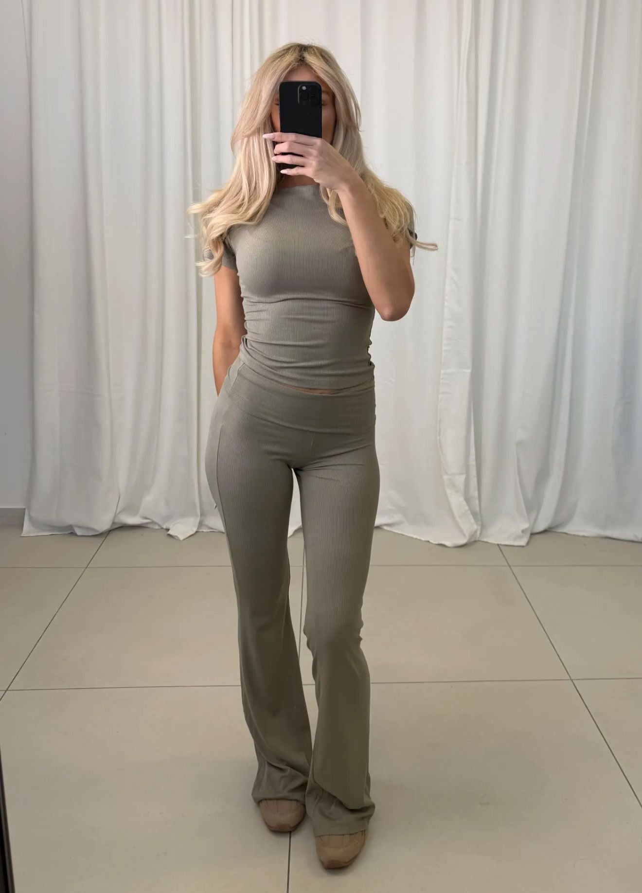 Ribbed Lounge Set