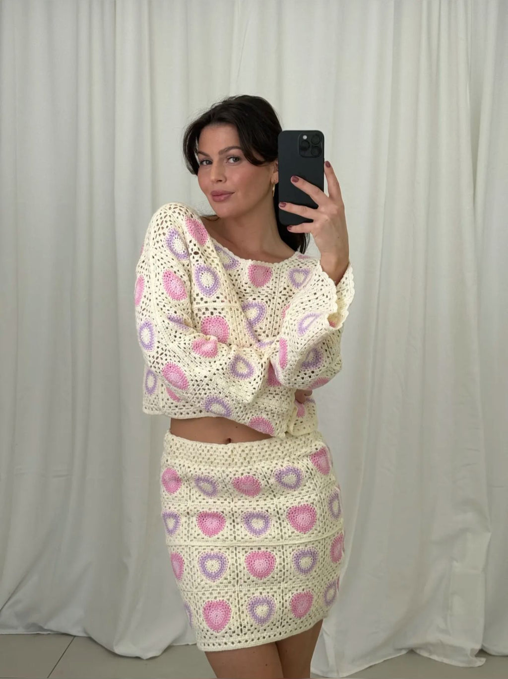 Crochet Herz-Set - Feminin & auffällig
