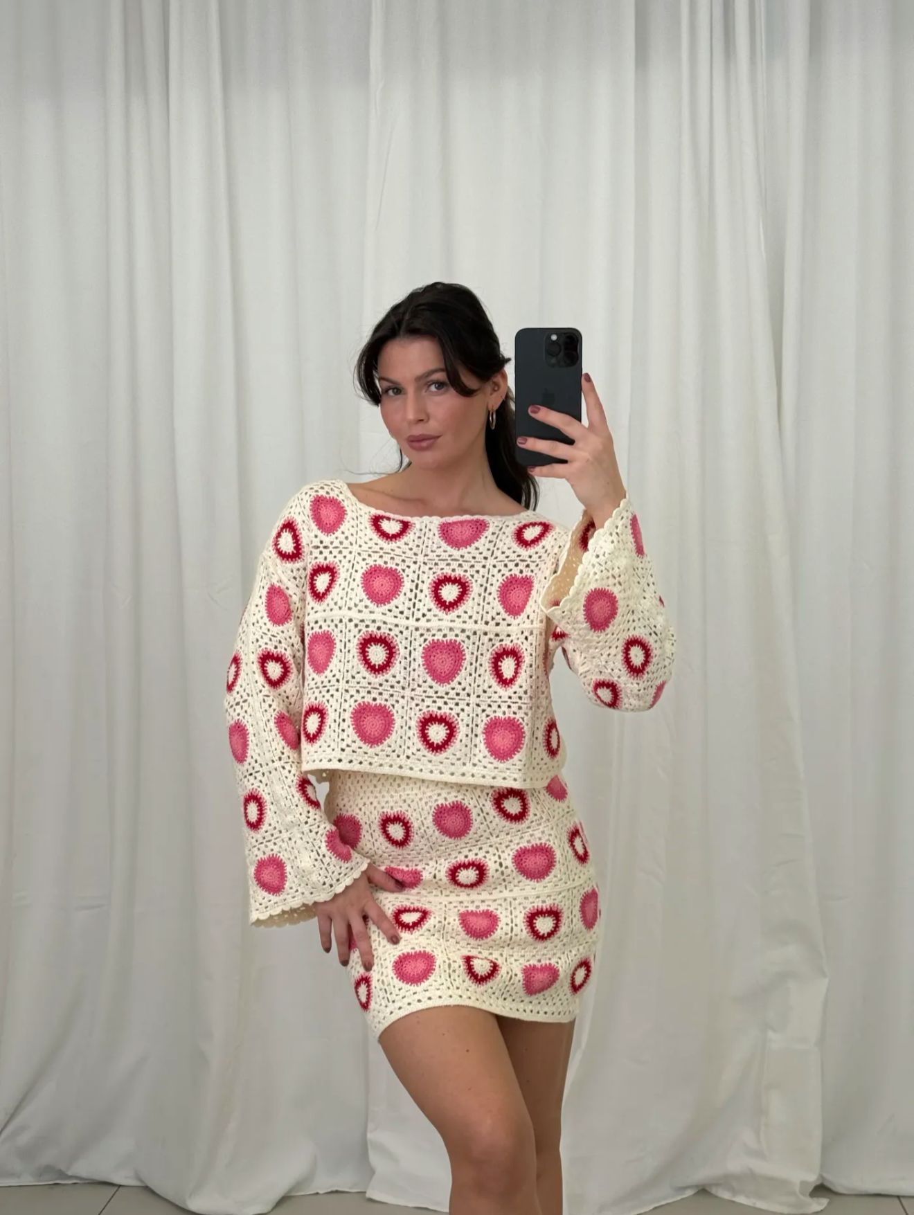Crochet Herz-Set - Feminin & auffällig