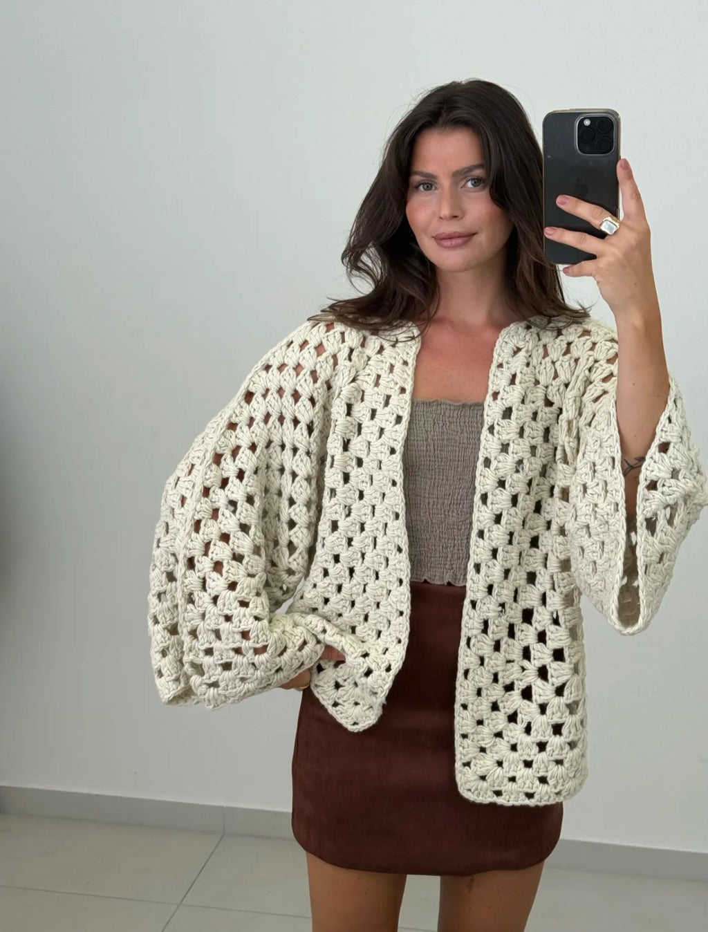 Crochet Cardigan - Crafted Ease