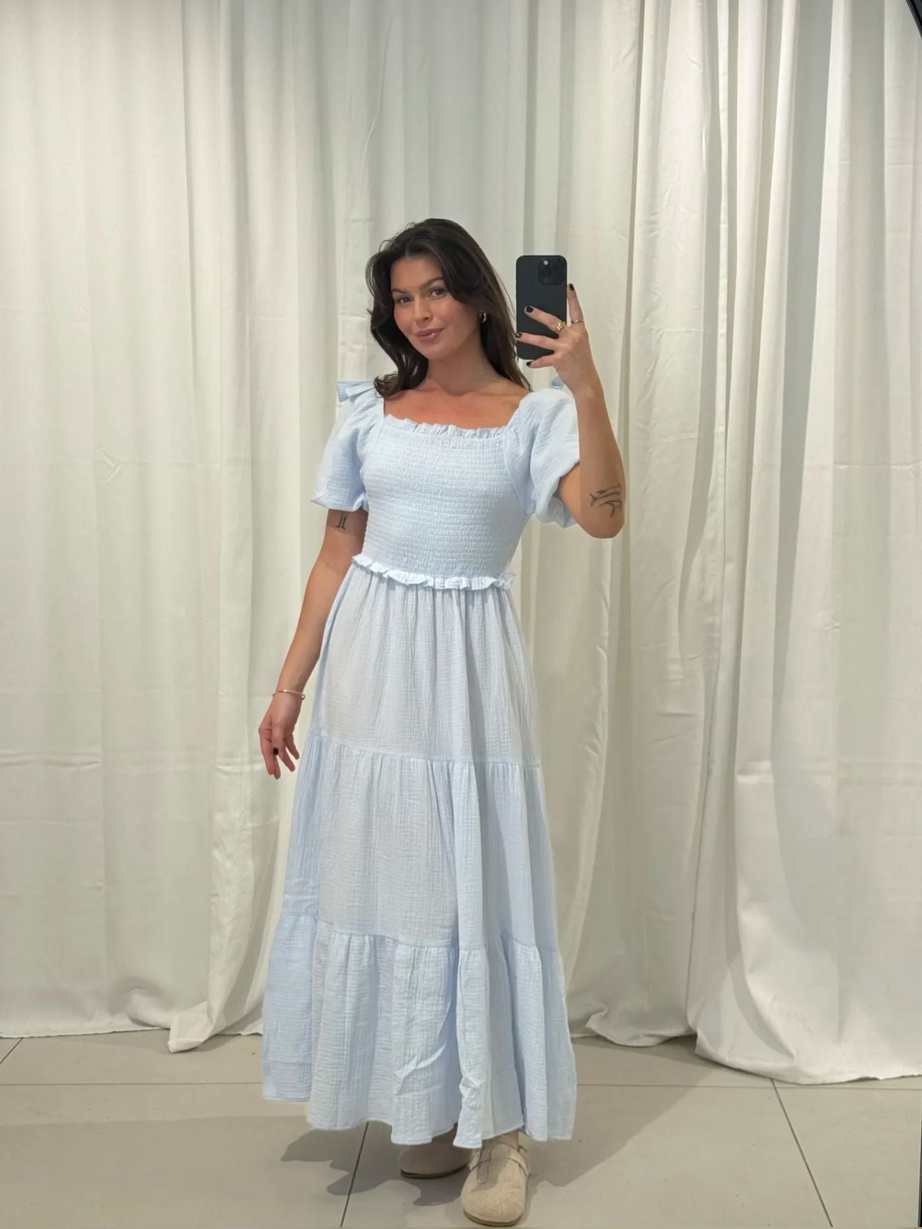 Cotton Dress - Soft Volume