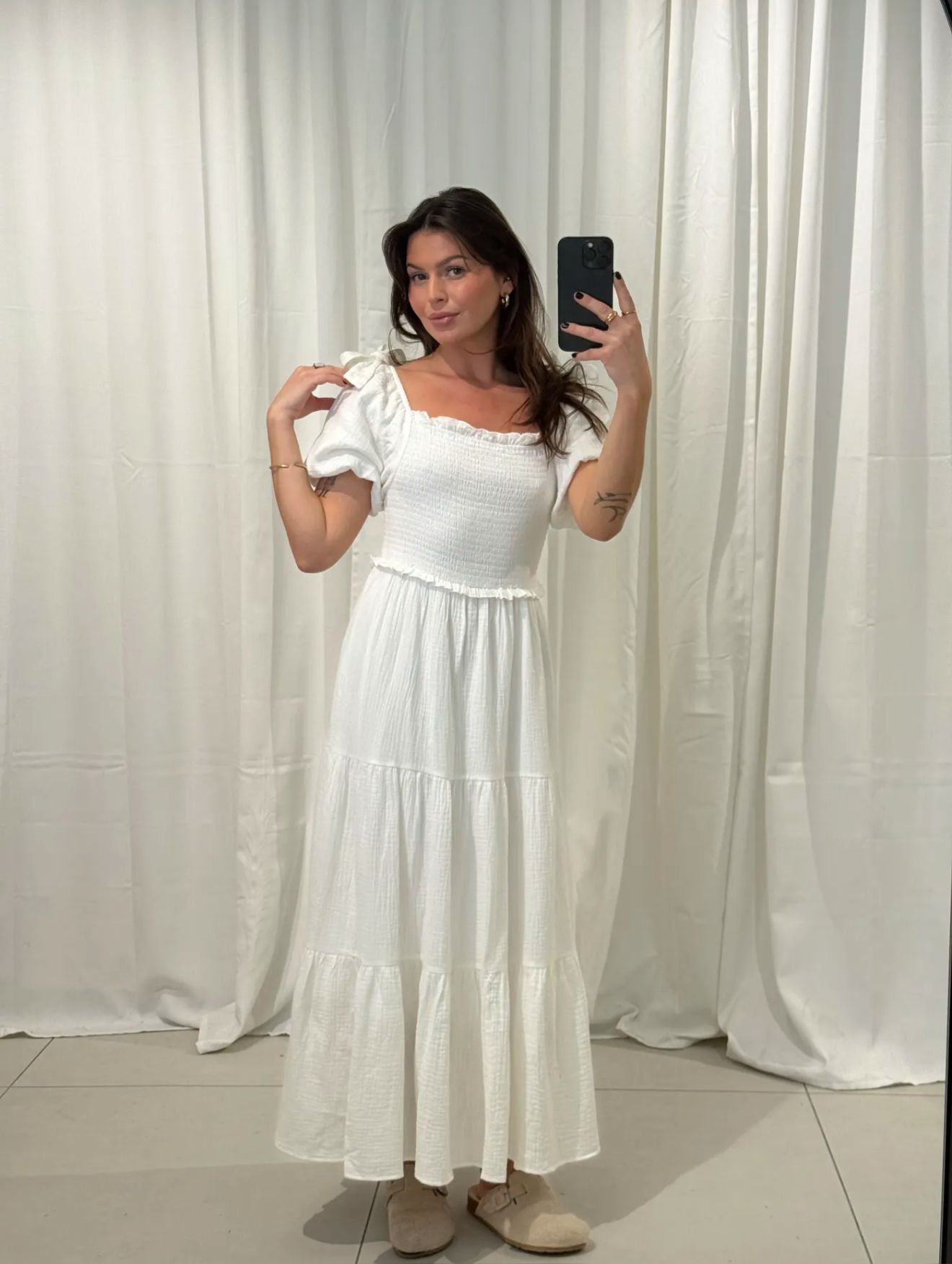 Cotton Dress - Soft Volume