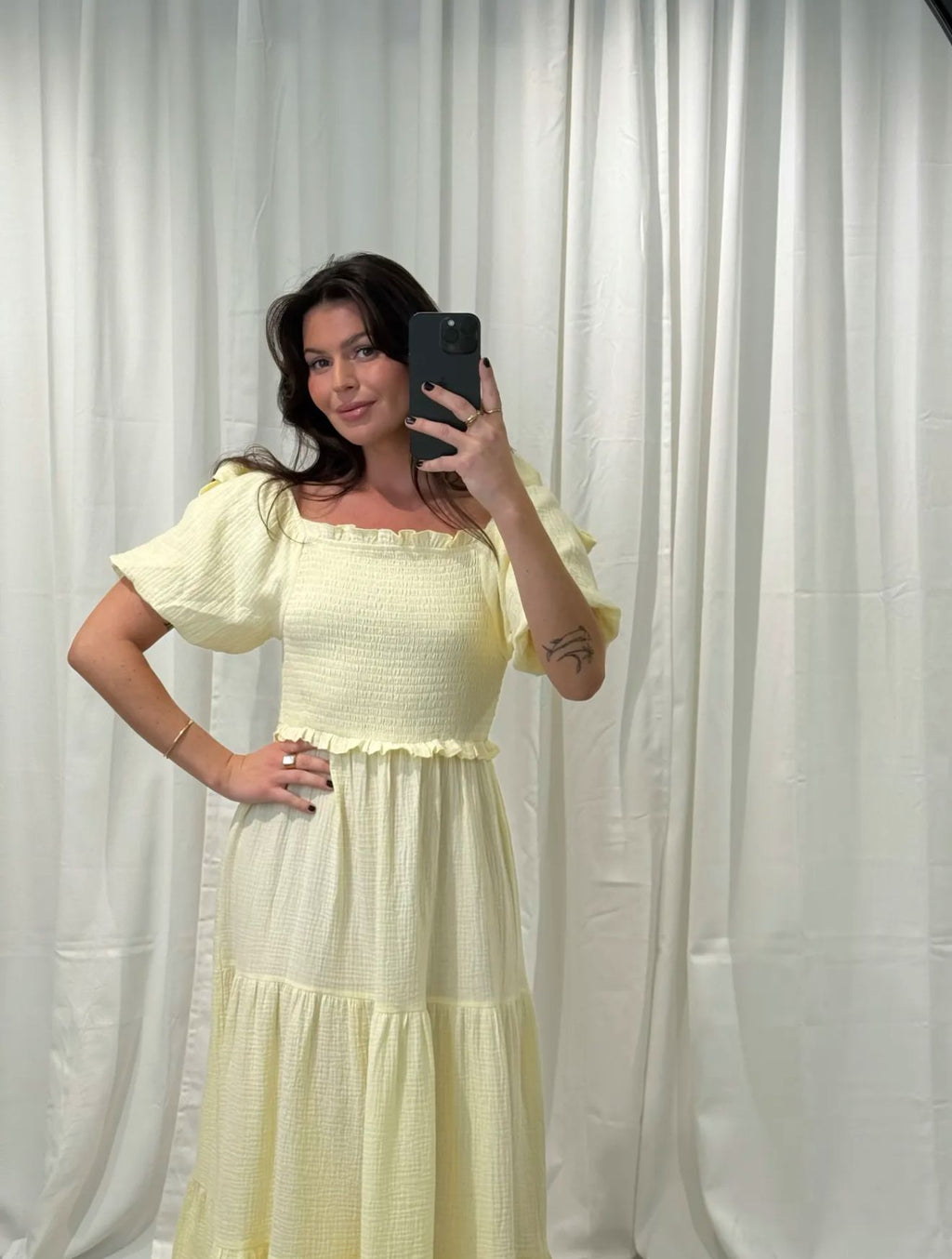 Cotton Dress - Soft Volume